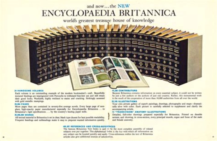 How many volume does encyclopedia have?