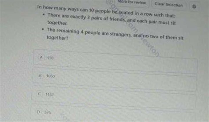 How many ways can 12 people be seated?