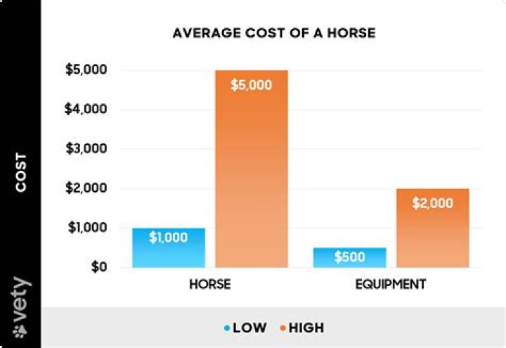 How much do horses cost a month?