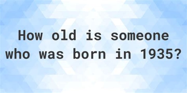 How old is a man who was born in 1955?