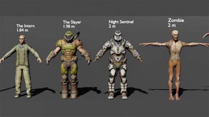 How tall is Doomguy?