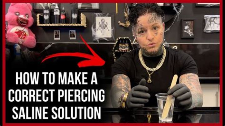 【How-to】Can i use saline solution for eyes on my piercing