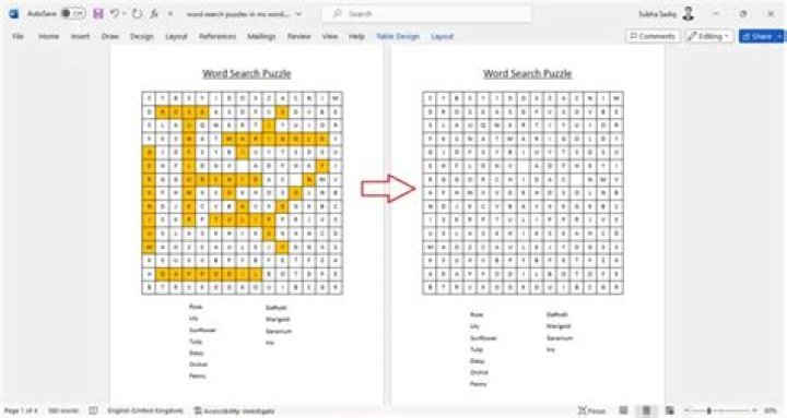 How to create your own word search puzzle?