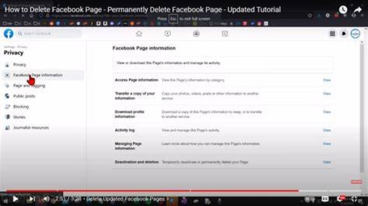 【How-to】Delete page in facebook account