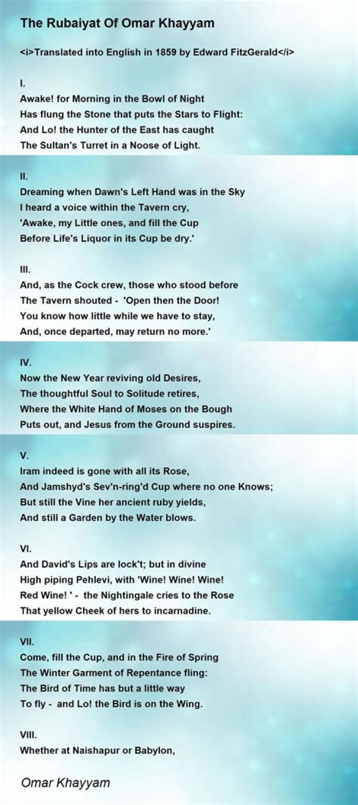 【How-to】Did omar khayyam write the rubaiyat