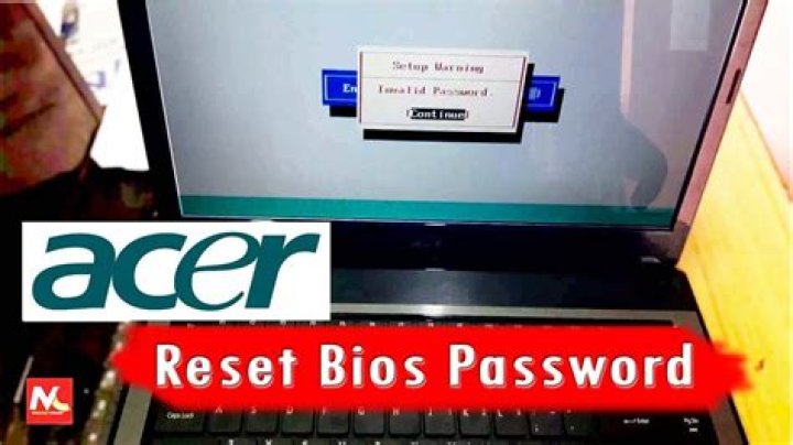 【How-to】How do i find my acer bios password