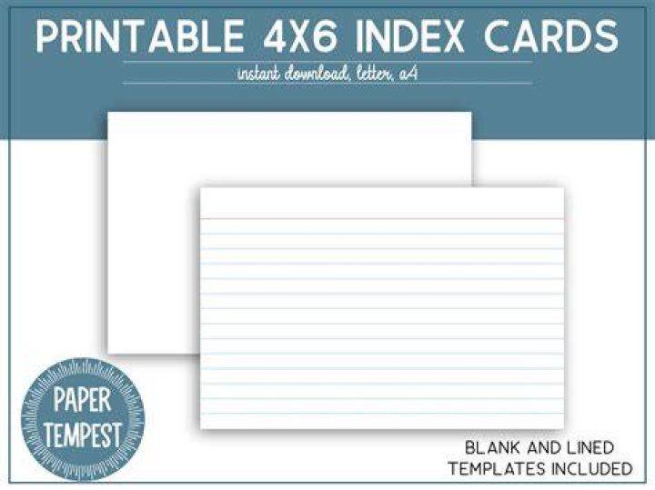 【How-to】How do i print 4x6 index cards