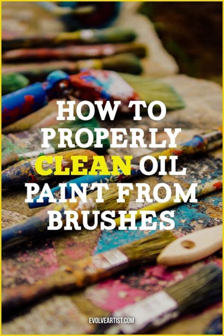 【How-to】How do you clean oil paint brushes