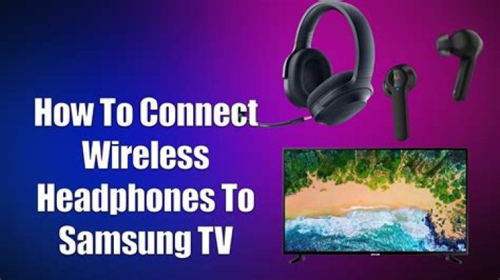 【How-to】How to connect bluetooth headphones to samsung tv