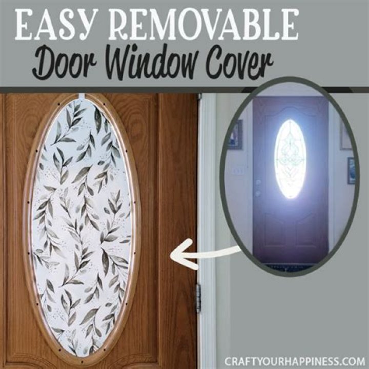 【How-to】How to cover door windows