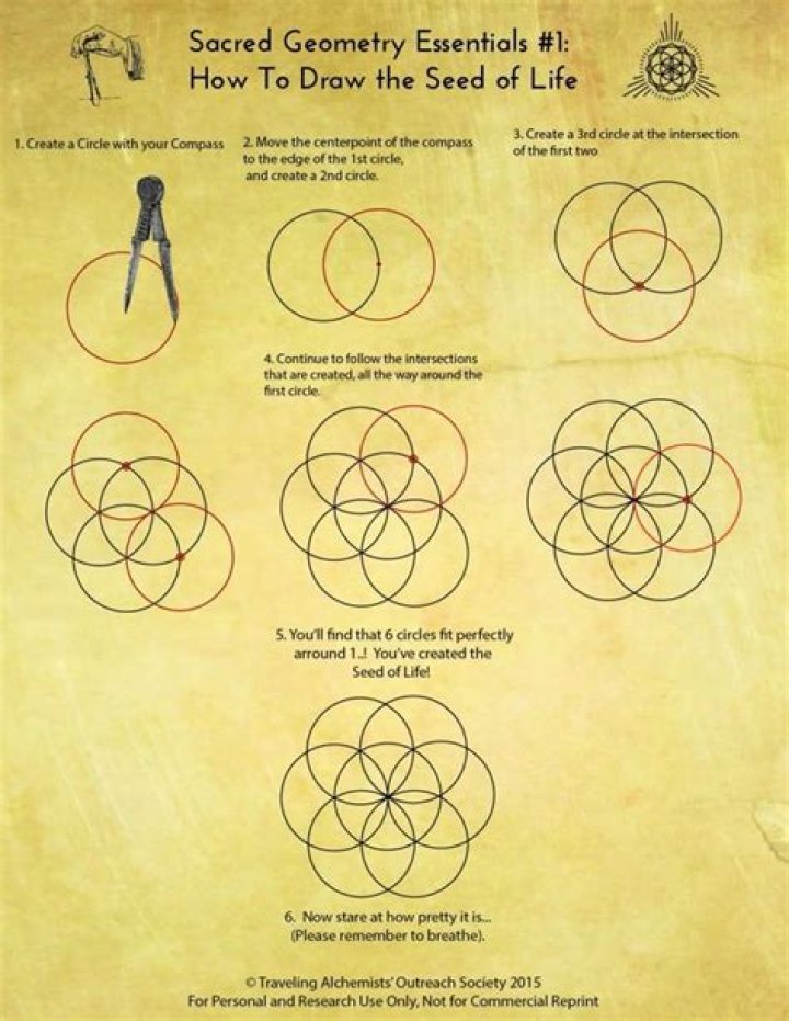 【How-to】How to draw sacred geometry
