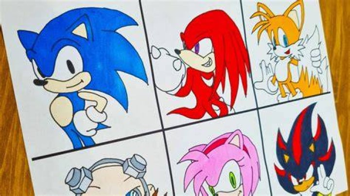 【How-to】How to Draw Sonic Characters