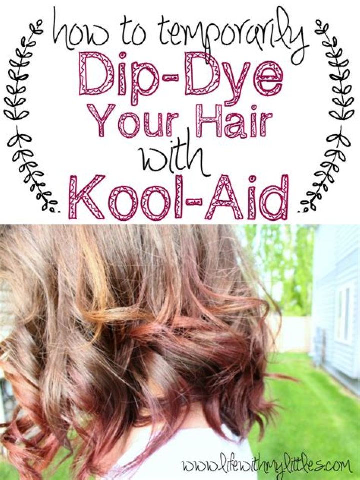 【How-to】How to dye your hair with kool aid
