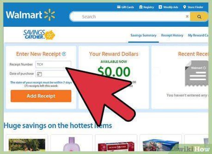 【How-to】How to Enter Receipts for Walmart's Savings Center via the Walmart Website