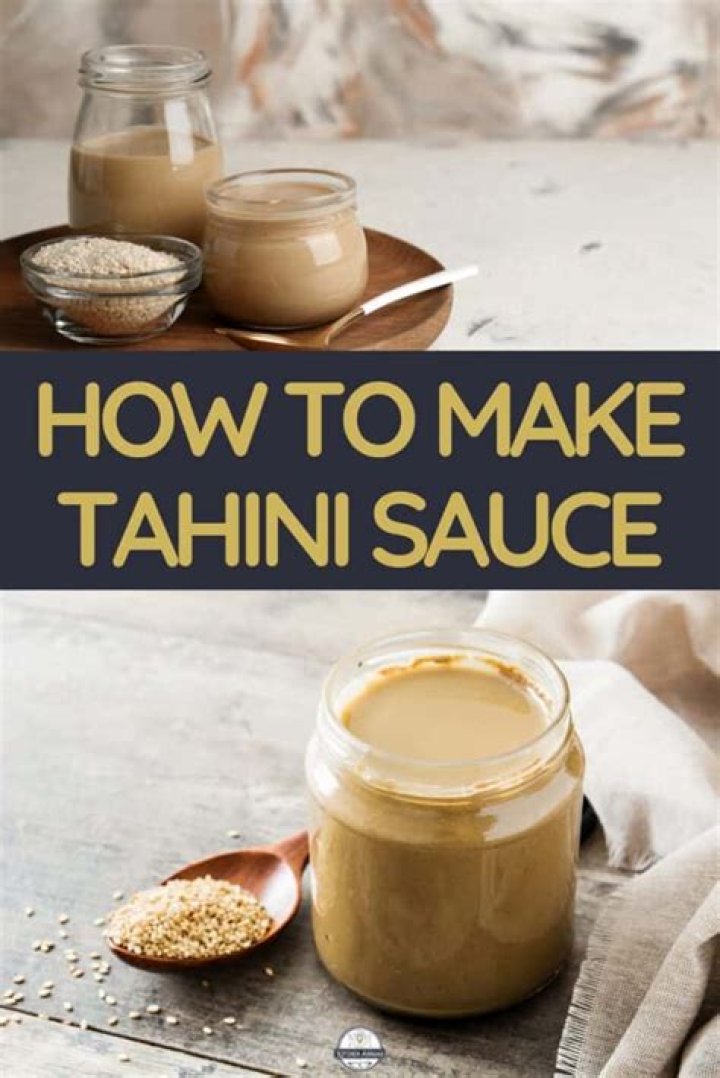 【How-to】How to make tahini sauce