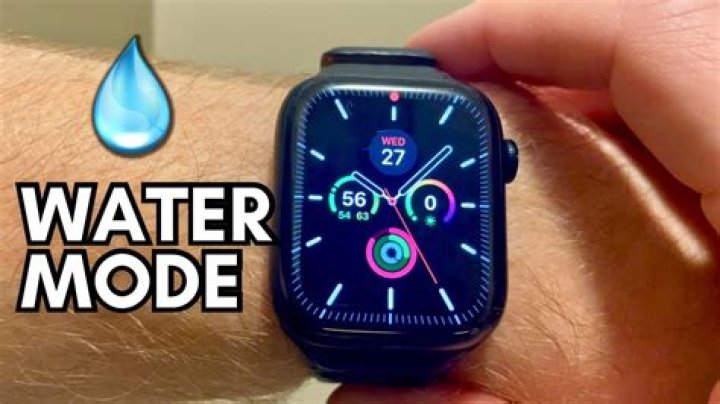 【How-to】How to put apple watch in water mode