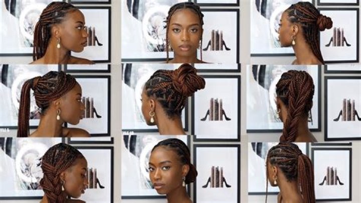 【How-to】How to put braids in a bun
