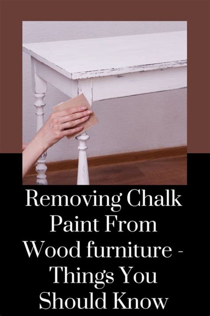 【How-to】How to remove chalk paint