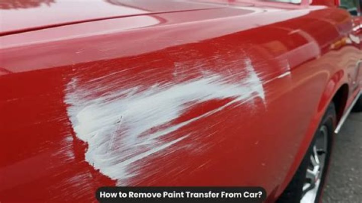 【How-to】How to remove paint transfer