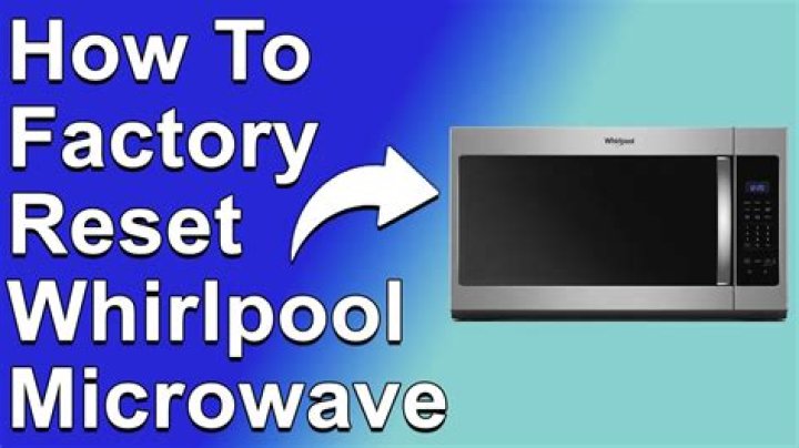 【How-to】How to reset whirlpool microwave