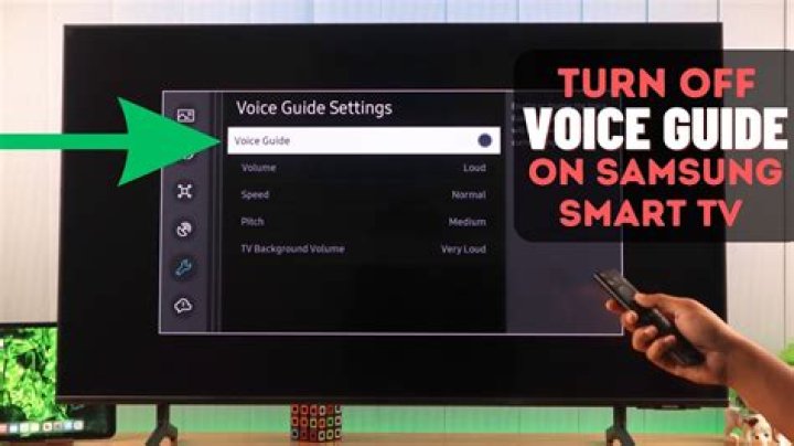 【How-to】How to turn off voice on samsung tv