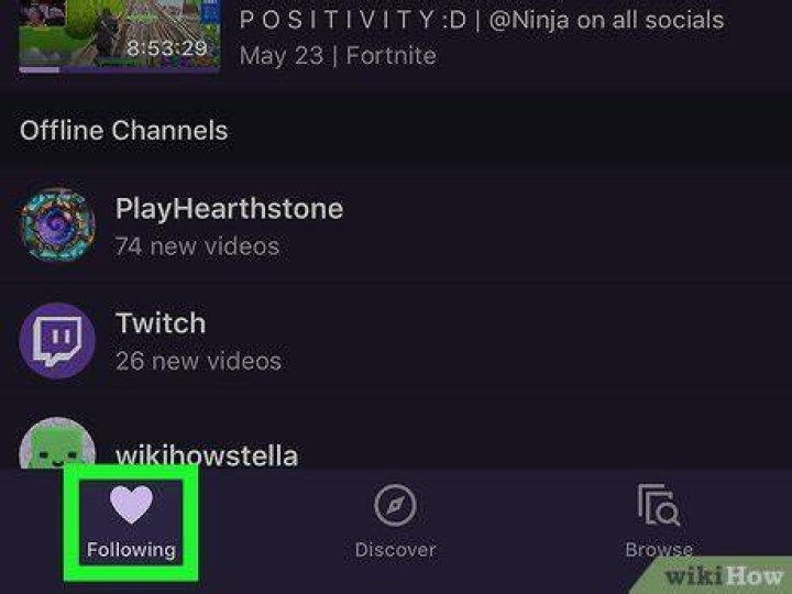 【How-to】How to Unfollow a Twitch Profile on iPhone or iPad
