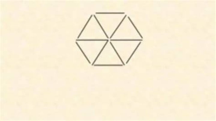 How to move 4 match sticks to create 3 equilateral triangles?