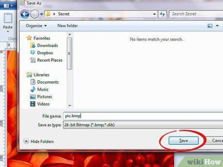 How to send a secret message through a picture?