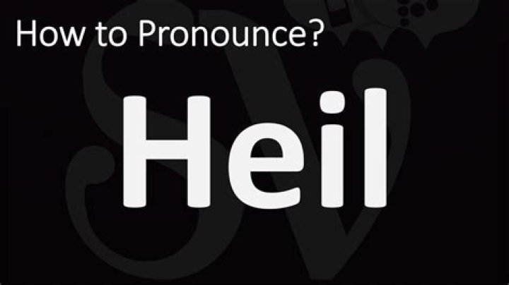 【How-to】What does heil mean in english