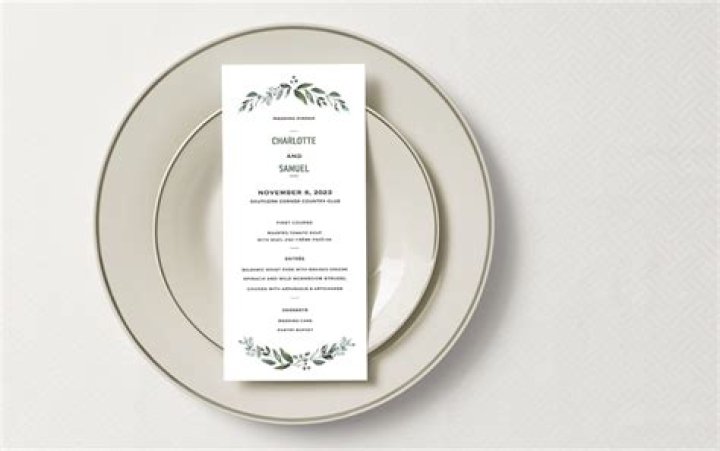 【How-to】What size are wedding menu cards