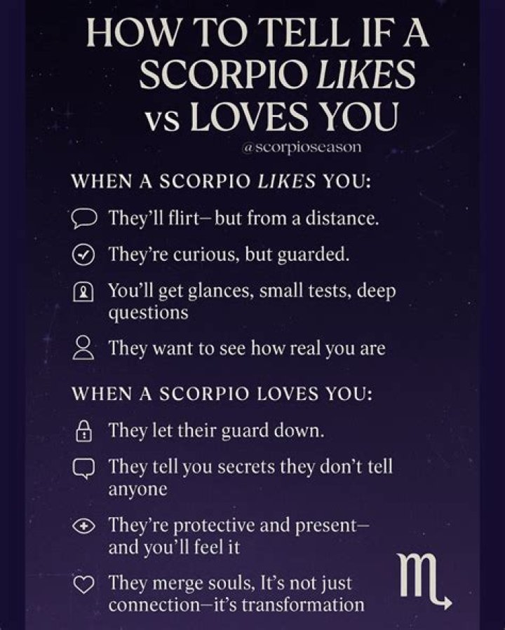【How-to】When scorpio says i love you