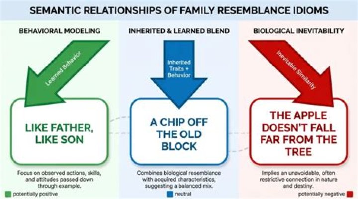 Is a chip off the old block a metaphor?