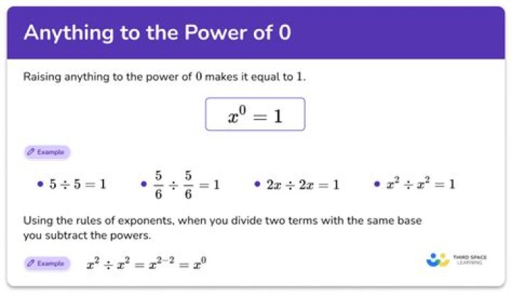Is anything to the power of 1 itself?