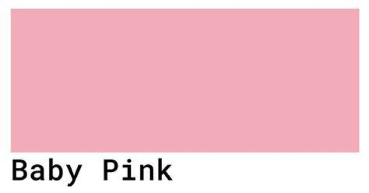 Is baby pink a color?