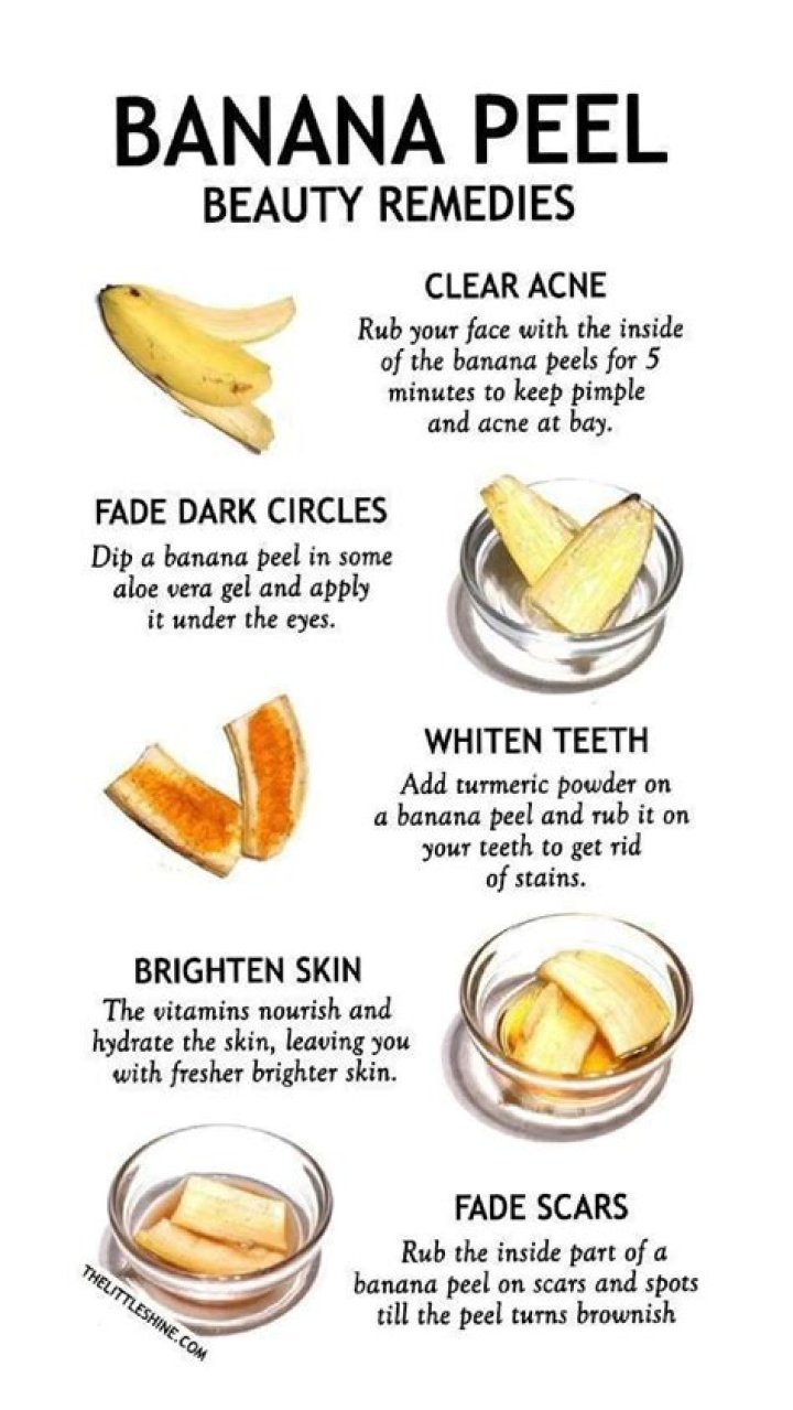 Is banana peel good for lips?