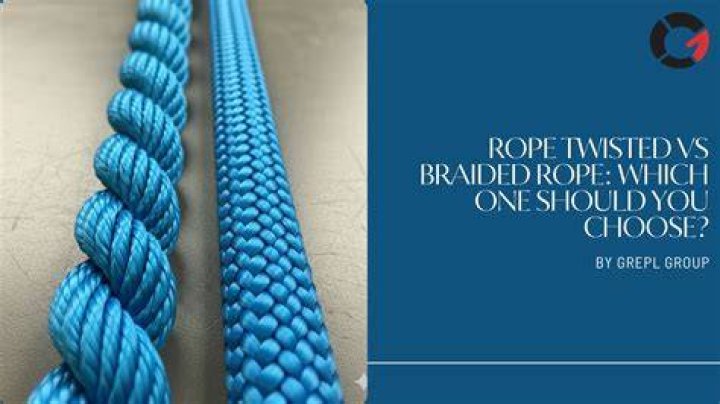 Is braided rope stronger than twisted?