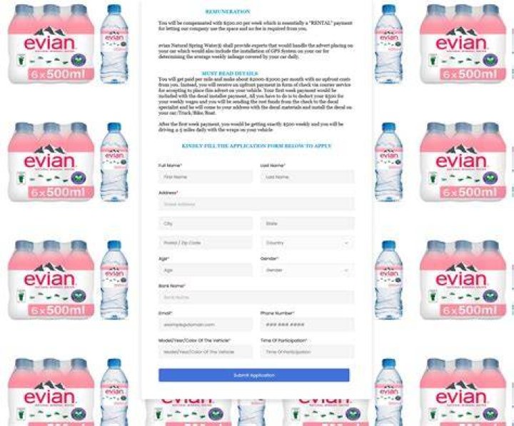 Is evian toxic?