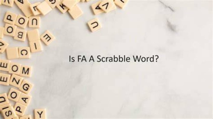 Is Fa a Scrabble word?