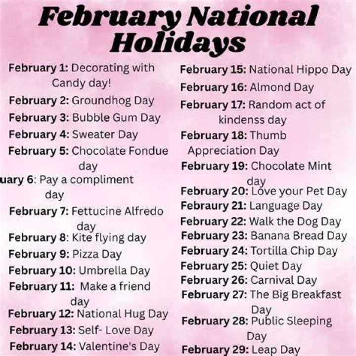 Is February the 2nd?