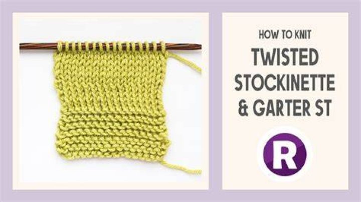 Is garter stitch wider than stockinette?