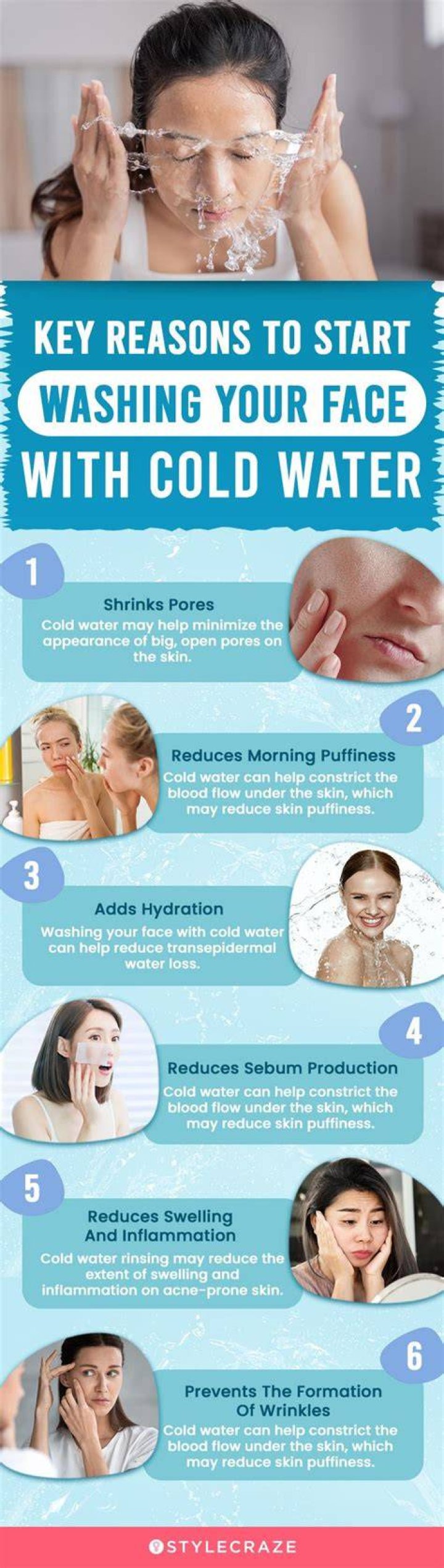 Is hot or cold water better to wash your face?