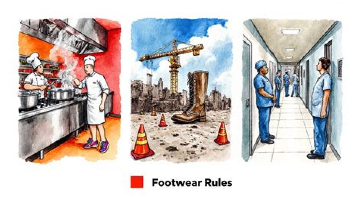 Is it a health code violation to be barefoot?