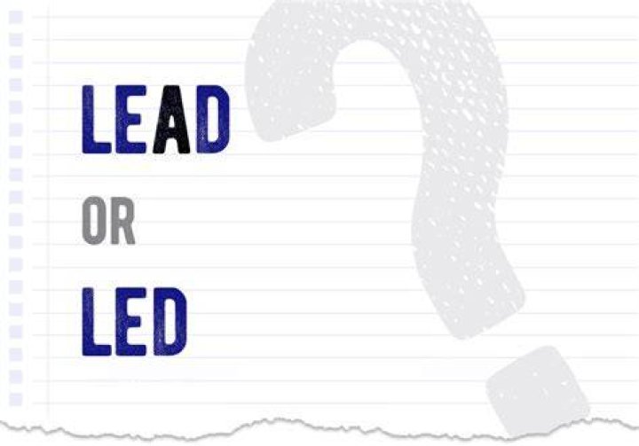 Is it lead or led?