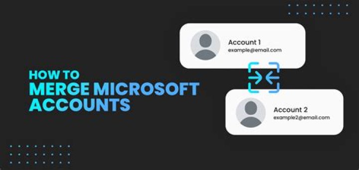 Is it possible to merge two Microsoft accounts?