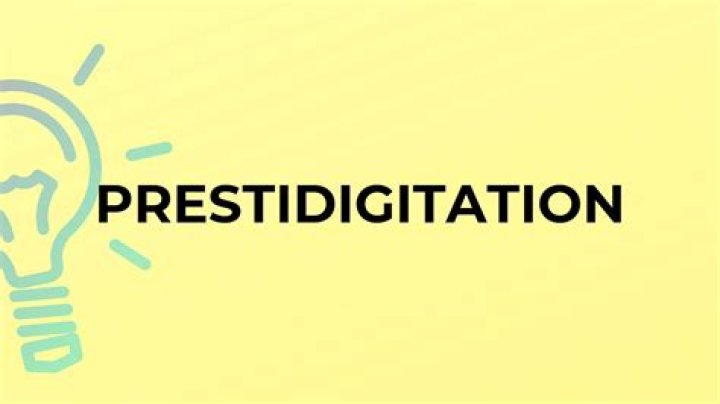 Is prestidigitation a real word?