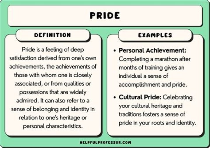 Is pride a strength?