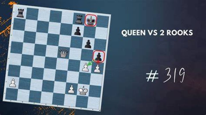 Is queen for 2 rooks worth?
