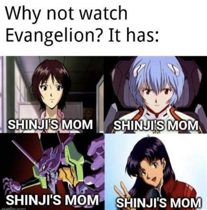 Is the EVA Shinji's mom?