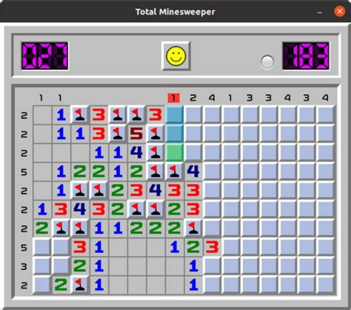 Is there a 5 in Minesweeper?