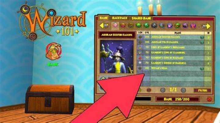 Is there a bank in Wizard101?